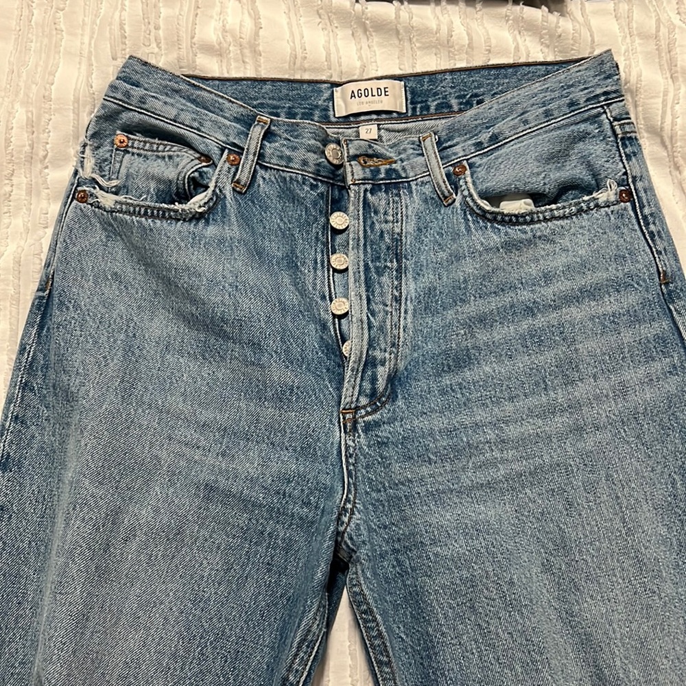 Agolde straight leg jeans